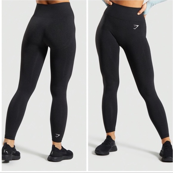 Gymshark Pants - GYMSHARK black Vital Seamless Leggings
